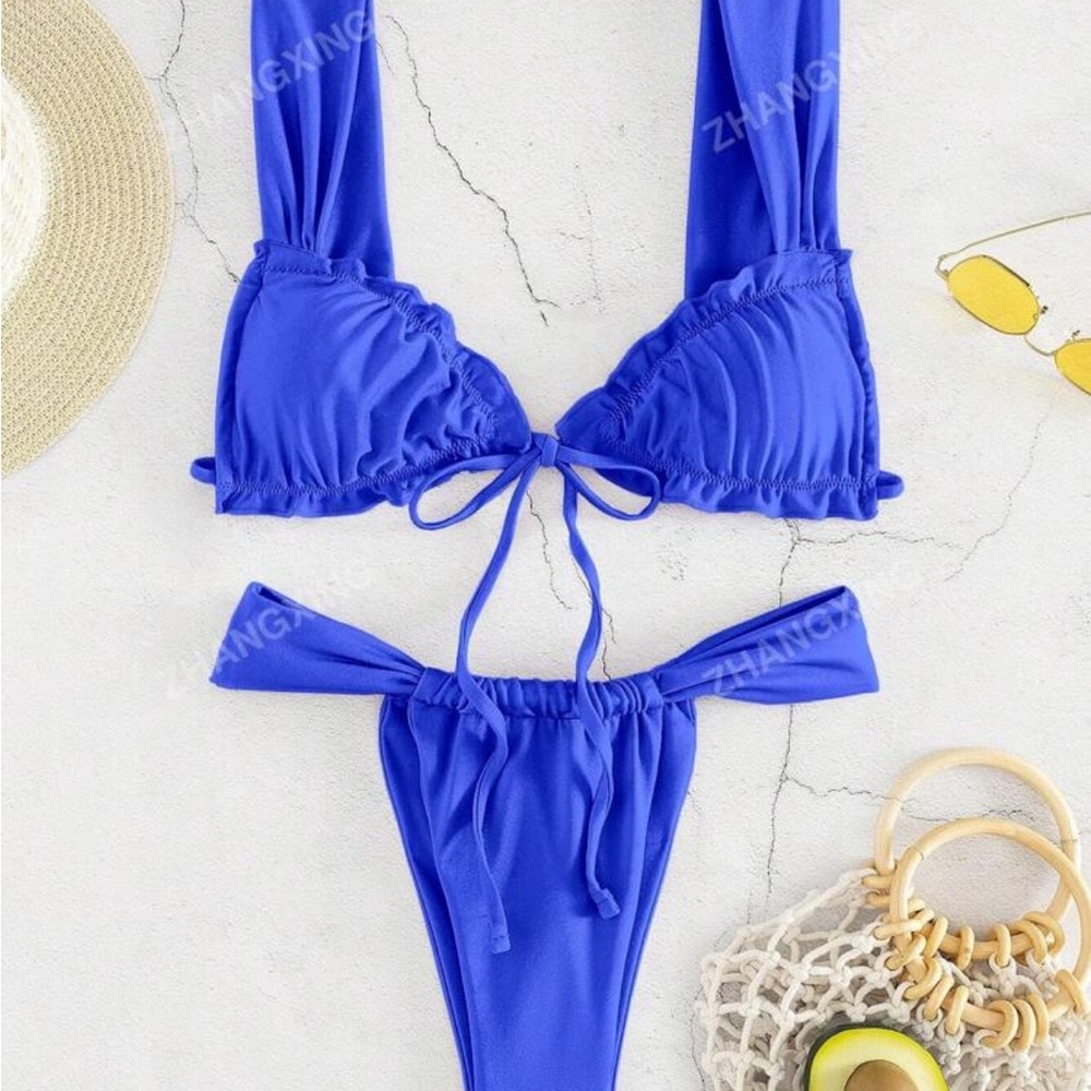 Vibrant Blue Bikini Set